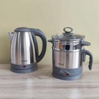 НАБОР чайник эл.1,8л+кастрюля 1,5л металл L-2038