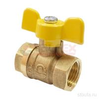 Кран газ. Ду-15 г/г, р/б VALFEX