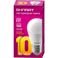 Лампа Онлайт G45-10-2,7K-E27 61968