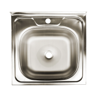 Мойка накладная 50х50, 0,4 толщина, Эконом