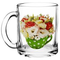 Кружка чайная 320мл Цветочная чаша 04с1208