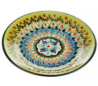 Тарелка 22см Фондор зелен.тф23зел