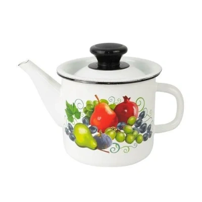 Чайник 1л цилиндр.белый 42704-072/4б