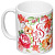 Кружка с декором 350мл с декором 8марта