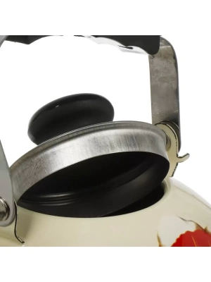 Чайник 3,5л нарцисс слон.кость ТМ04/35/04/07