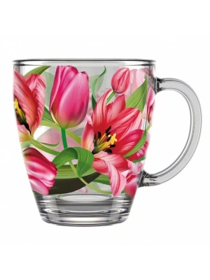 Кружка 350мл Тюльпаны 2025-Д