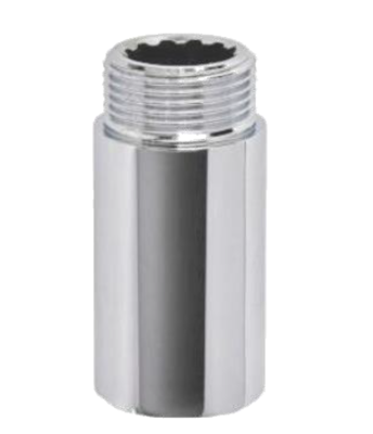 Удлинитель ДУ15х40мм г/ш хром