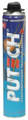 Пена монтаж. проф. 850мл "PUTECH"