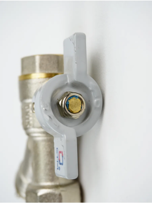 Кран шаровый 1/2 г/г р/б с фильтром СТМ