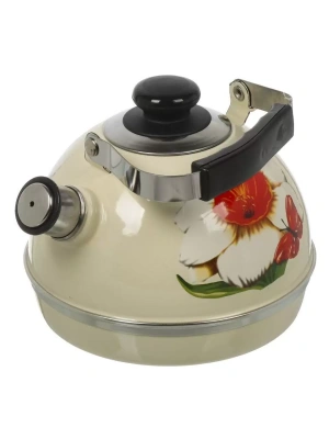 Чайник 3,5л нарцисс слон.кость ТМ04/35/04/07