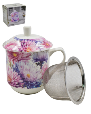 Кружка заварочная 275мл фарфор 18-443