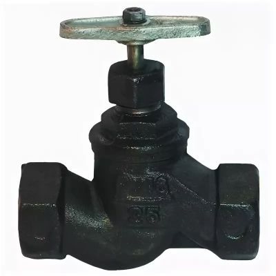 Вентиль чугун Ду-25 имп.муфт 15кч33п(18п)