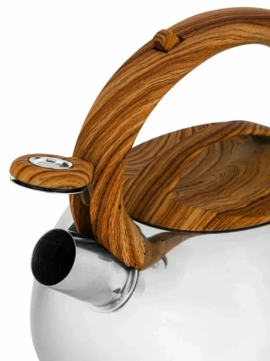 Чайник нерж.3л НМ55151 коричн./мат.