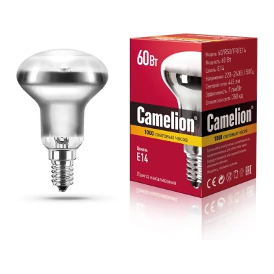 Лампа Camelion R50 60W E14 матовая