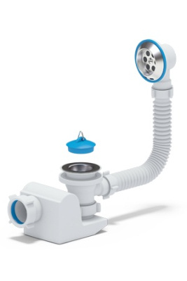 Е650 Сифон для ванны "Бриг" с переливом