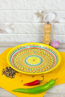 Ляган 28см Желтый л28жел