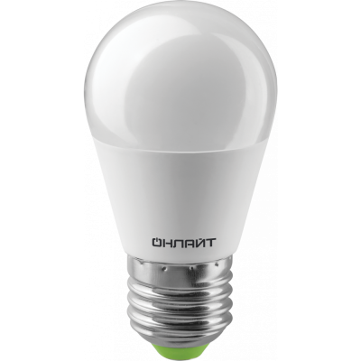 Лампа Онлайт G45-10W 6K-E27 61970