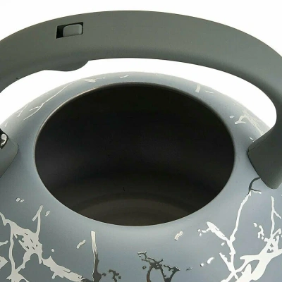 Чайник 3л нерж. стали со свистком индукция серый Alpenkok-540