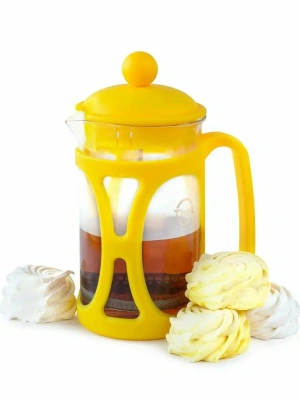 Френч-пресс Маффин РМ-600СТ 600мл желтый 191229