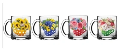 Кружка чайная 320мл Цветочная чаша 04с1208