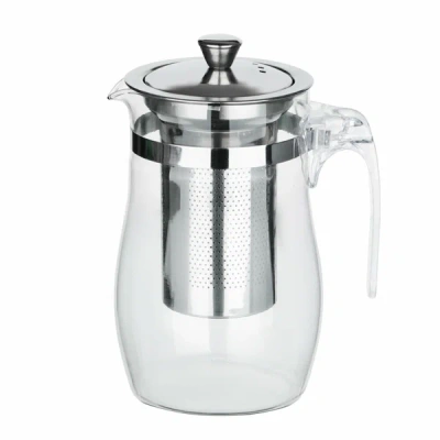 Чайник заварочный 700мл с стом стекло 850-196