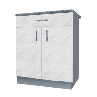 Стол кухонный 600  бел.мрамор 1ящик