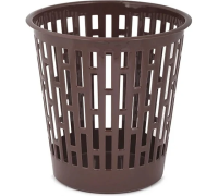 Корзина д/мусора "Матрица" 9л (коричневая) М 8216