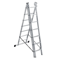 Лестница 3х7 ступеней 2,05/3,19/4,29м вес 8,70кг