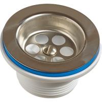 Пласт. чашка д/выпуска 70мм с нерж винтом