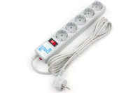 Сет.фильтр Power Cube 5гн 3м сер.SPG-B-10