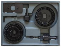 Пилы круговые 7шт (22,41,54,57,60,64,67мм) в кейсе 36735 Курс