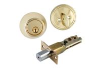 Замок-задвижка D1-G ключ/фиксатор золото