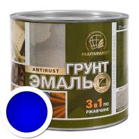 "Радуга" Грунт-эмаль 3в1 синий 1,9кг