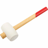 Киянка резин. белая  дерев.ручка 60мм 45333