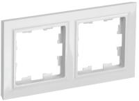 Рамка 2 пост. бел. Brite РУ-2-БрБ