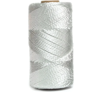 Нить полиамид крученая 2,0мм (белый 100м)