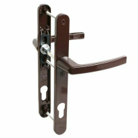 Комплект ручек 92.25.02.8017 УРАЛ д/узкопроф. корич. с пружиной м/о 92мм БУЛАТ