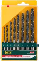 Сверла по металлу HSS 8шт 3-4-5-6-8-9-10мм 33855