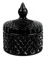 Сахарница 100мл стекло черная 425-50