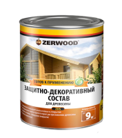 Защитно-декор. состав 0,85л (палисандр) алкидная  "ZERWOOD"
