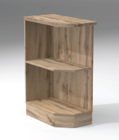 Стол-полка 300 левый графит/дуб вотан