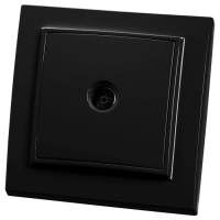 Розетка ТV Эрна PSТ00-9008-03 черн.