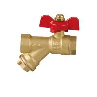 Кран шар. Ду-15 г/г, р/б, c фильтром  VIEIR