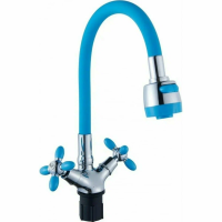 Смеситель для кухни Антей Радуга 5770713 голубой