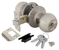 Ручка защелка 6082 SN-Е кл/фикс. мат.никель