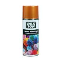Аэроз. эмаль универс. золото 520мл "REXTON"