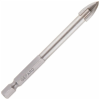 Сверло по кафелю, стеклу 4*60 мм 4-кромочное GEPARD