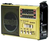 Радиоприемник XB-324 FM/AM/SW USB/SD аккам XB-324