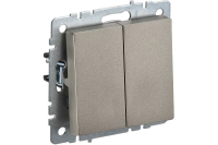 Выключатель 2СП 10А мех.шампань Brite