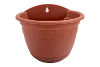 Кашпо настенное Колывань Д 16см терракотовый (С 111Т)